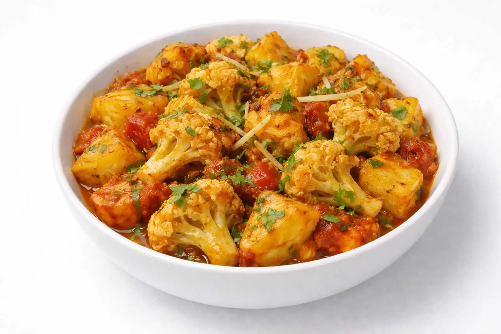 Aloo Gobhi - potato and cauliflower curry at Indian Grill Nanaimo